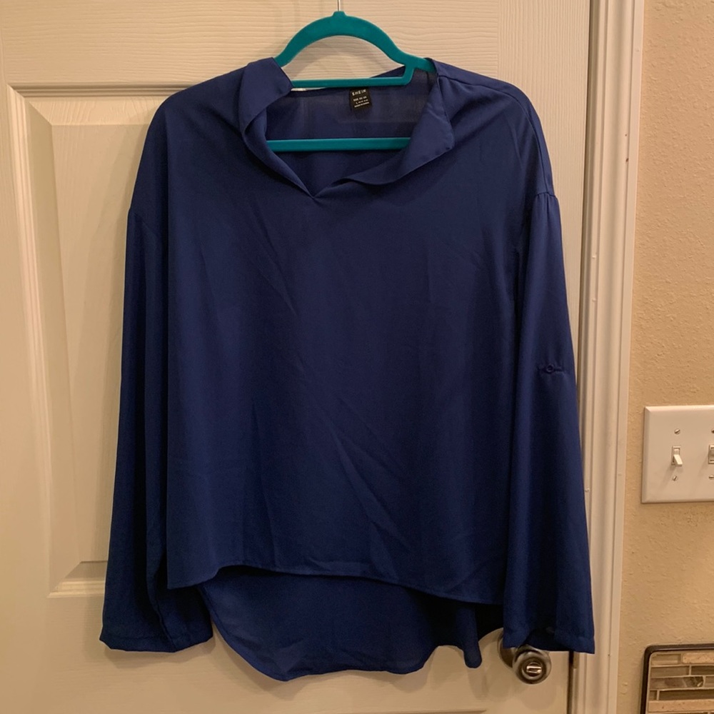 Rolled sleeve Blouse